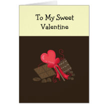 Chocolate para mi tarjeta del día de San Valentín