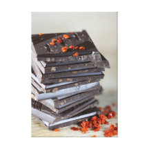 Chocolate y chile impresión de lienzo