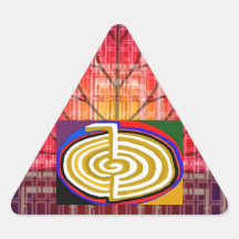 CHOKURAY REIKIHEALINGSYMBOL QUE CURA PEGATINA TRIANGULADAS PERSONALIZADAS