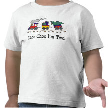 Choo Choo soy camiseta de dos cumpleaños