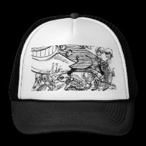 choque de la imagen gorras