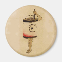 Chouchin-obake (fantasma de la linterna de papel) imán de frigorífico