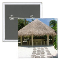 Choza de la playa pin