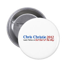 Chris Christie 2012 Pin