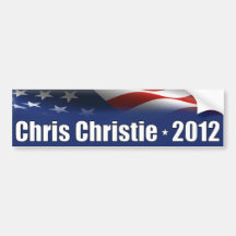 Chris Christie para el presidente Etiqueta De Parachoque