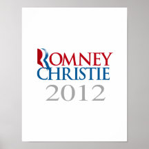 CHRISTIE 2012.png de ROMNEY Posters