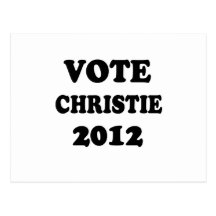 CHRISTIE DEL VOTO EN 2012 POSTALES