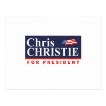CHRISTIE PARA EL PRESIDENTE (PROHIBICIÓN POSTALES