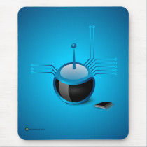 Chromonauts - mousepad azul alfombrillas de raton 
