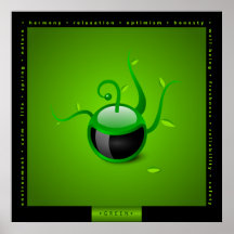 Chromonauts - poster verde del color