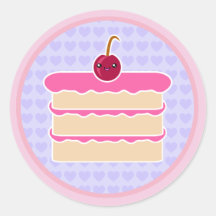 Chucherías lindas de Kawaii Etiqueta