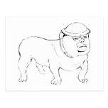 Churchill como dogo postales
