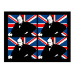 Churchill y Union Jack Postal