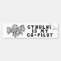 Chuthu es mi copiloto etiqueta de parachoque