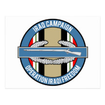 CIB de la campaña de Iraq Tarjetas Postales