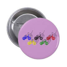 Ciclista de ciclo de la pista de tierra del bicyle pin