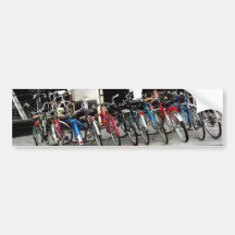 Ciclistas Pegatina De Parachoque