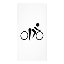 Ciclo de la bicicleta tarjetas fotograficas 