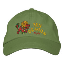 Ciclo del dragón de Sun Gorra Bordada