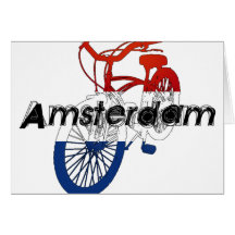 Ciclo holandés de Amsterdam Holanda Felicitacion