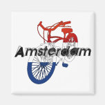 Ciclo holandés de Amsterdam Holanda Imán