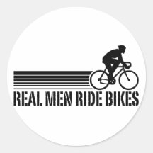 Ciclo (varón) etiqueta redonda