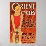 Ciclos de Oriente - poster de la bicicleta del vin