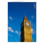 Cielo azul de Big Ben Felicitaciones