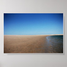 Cielo azul de la playa de la Florida Poster