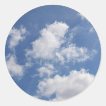 Cielo azul pegatinas  
