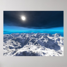 Cielo azul impresiones