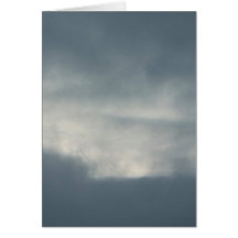 Cielo con las nubes tarjetas