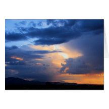 cielo de New México Tarjeta