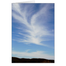 Cielo de Swirly Felicitaciones