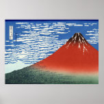 Cielo del claro del viento del sur, Fuji rojo, Kat Impresiones