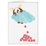 Cielo del perrito tarjetas