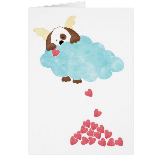 Cielo del perrito tarjetas