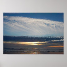 Cielo del zigzag poster