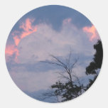 Cielo en el amanecer etiquetas  