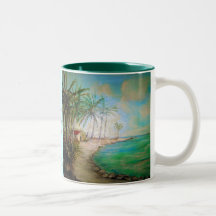 Cielo en la tierra taza de café