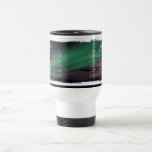 Cielo estrellado de la aurora boreal; Calendario 2 Tazas De Café