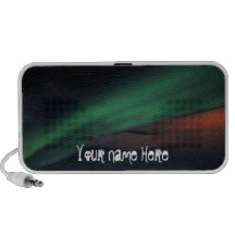 Cielo estrellado de la aurora boreal; Personalizab Portátil Altavoz