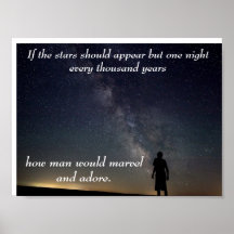 Cielo estrellado poster