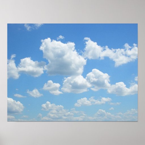 Cielo hermoso posters