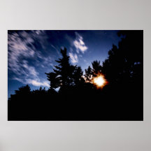 Cielo nocturno poster