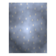 Cielo tempestuoso nublado lluvioso. Gris y azul Tarjetas Postales