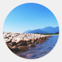 Cielo y agua pegatinas  