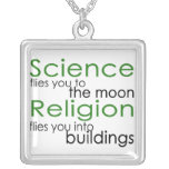 Ciencia y religión colgantes personalizados