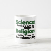 Ciencia y religión tazas