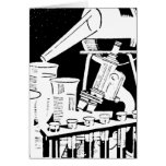 Científico de la investigación tarjetas